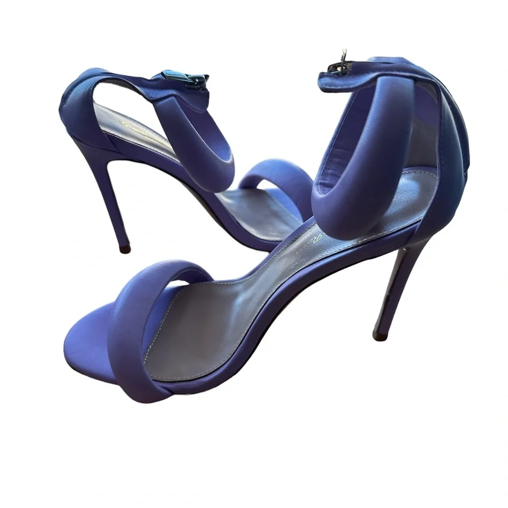 Gianvito Rossi Lavender Lilac Ankle Strap Stiletto Sandals